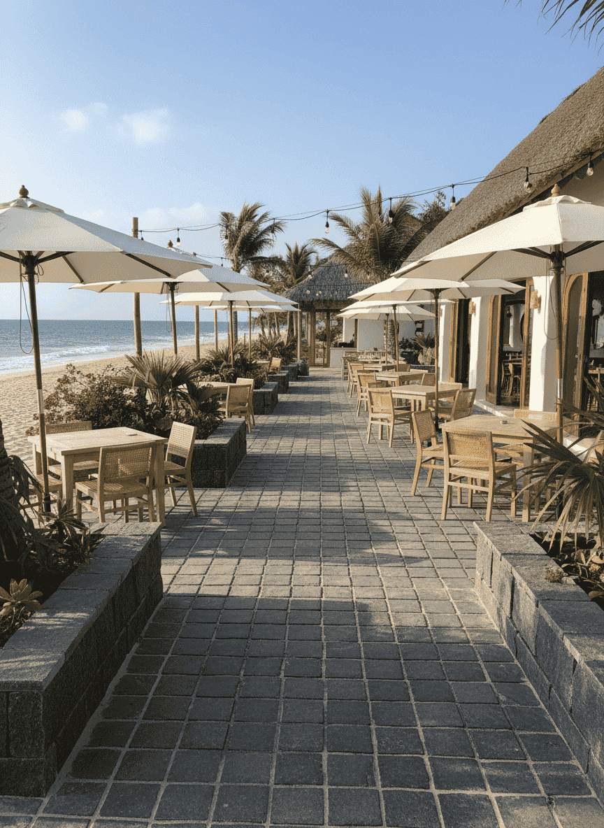 G684 Granite Cobbles on Mesh Gallery Image 1