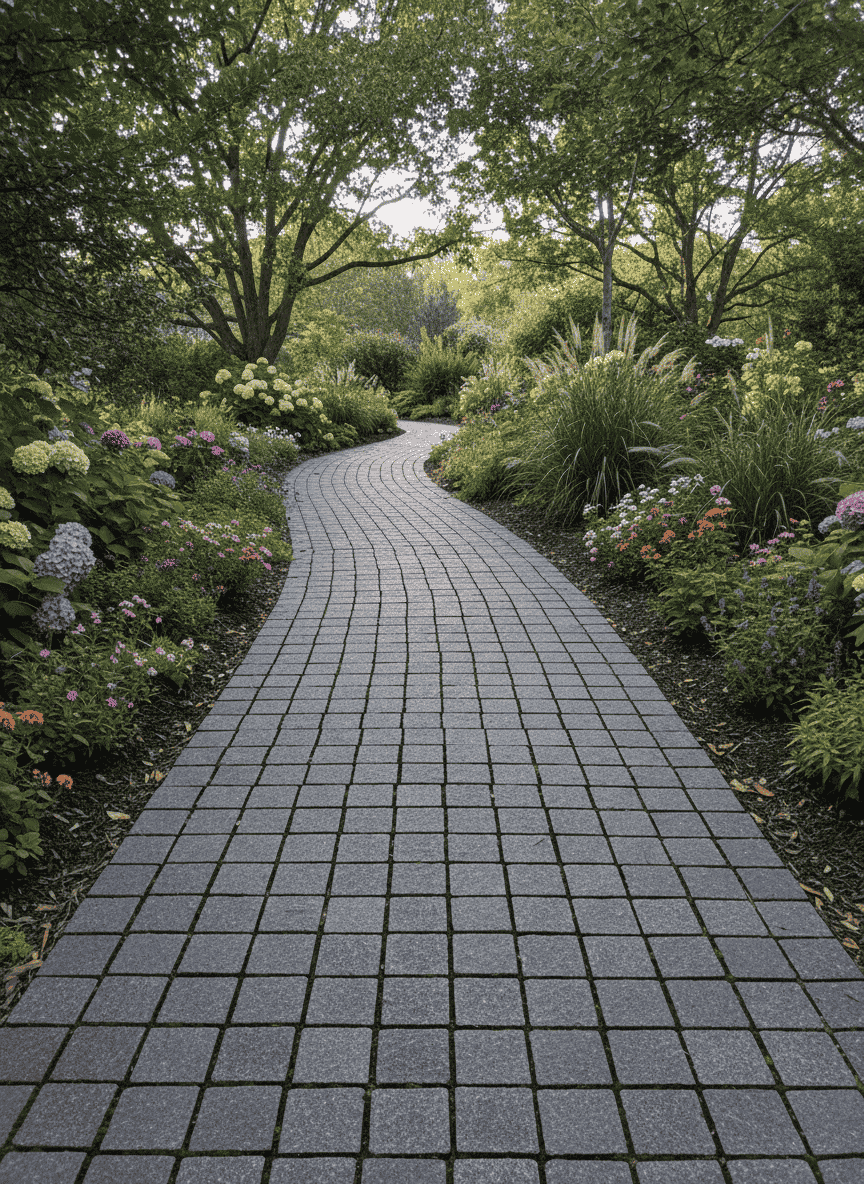 G684 Granite Cobbles on Mesh Gallery Image 3