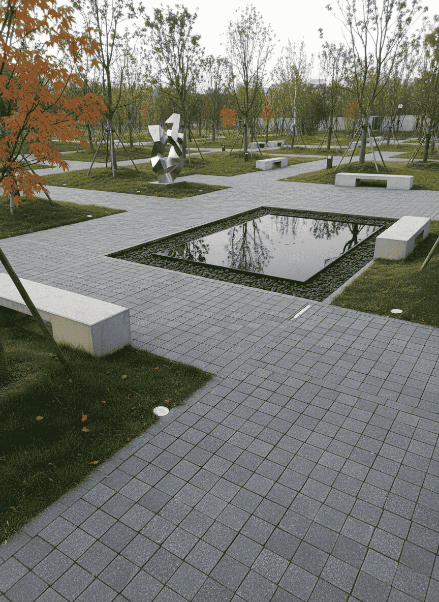 G684 Granite Cobbles on Mesh Gallery Image 4