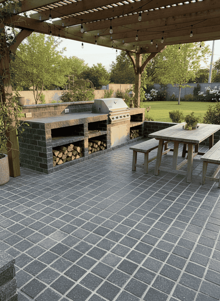 G684 Granite Cobbles on Mesh Gallery Image 5