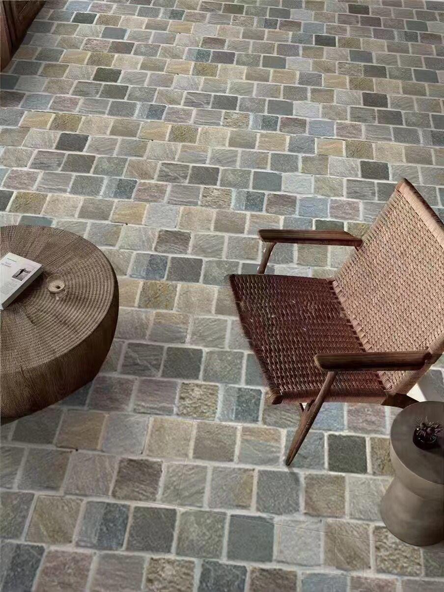 Oyster Quartzite Cobbles on Mesh Gallery Image 3