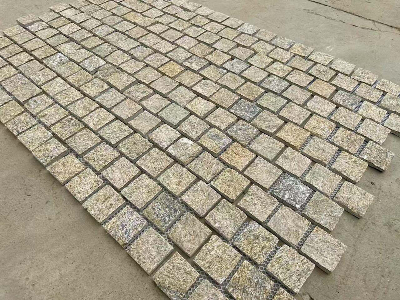 Tiger Skin Granite Cobbles on Mesh Gallery Image 5