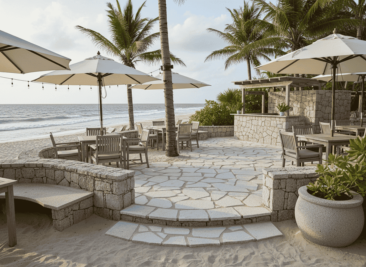 White Quartzite Crazy Paving Banner Image